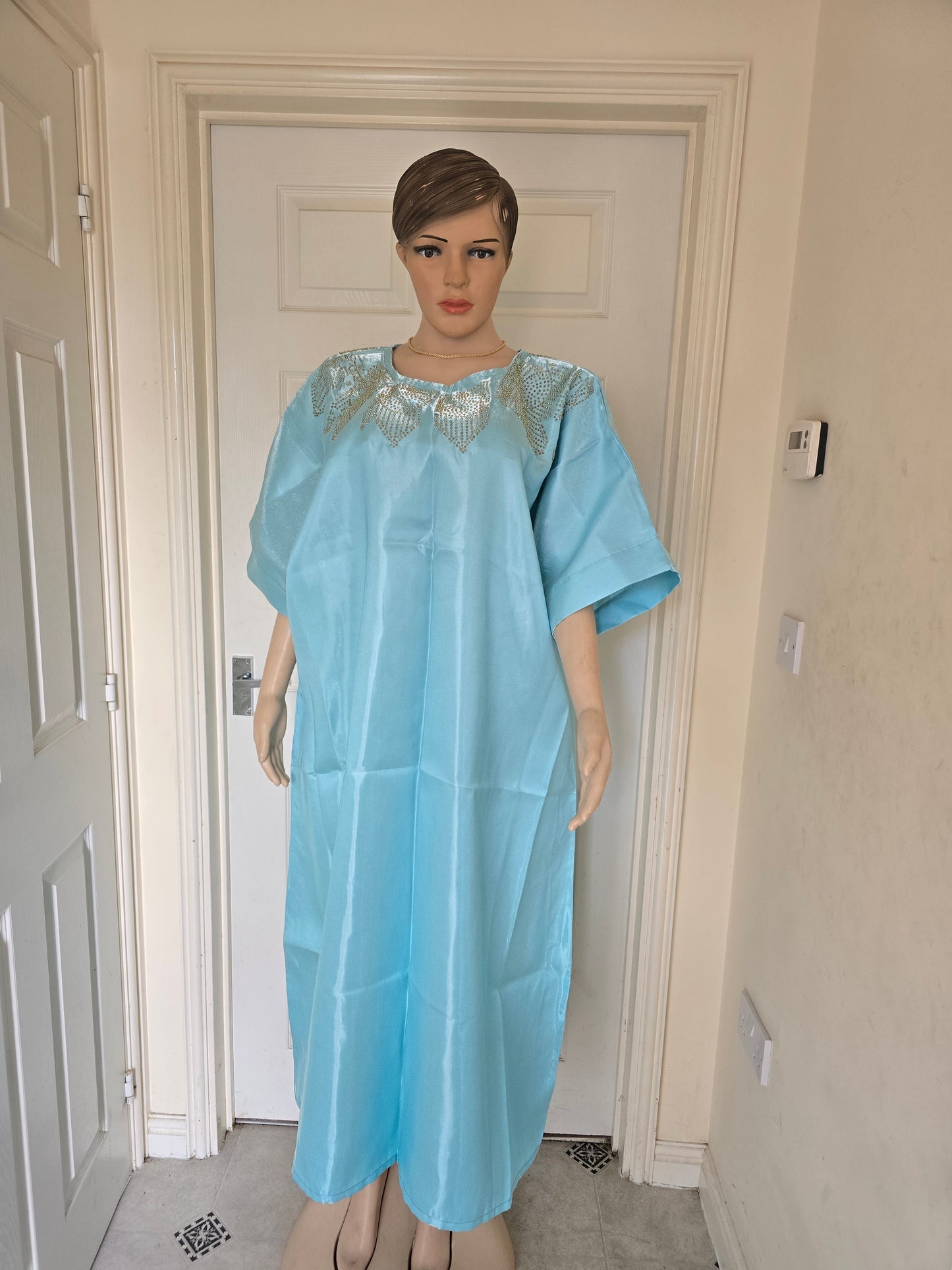 Women’s Ready-to-Wear Mikado Free Gown with Bling – Elegant Party & Occasion Dress