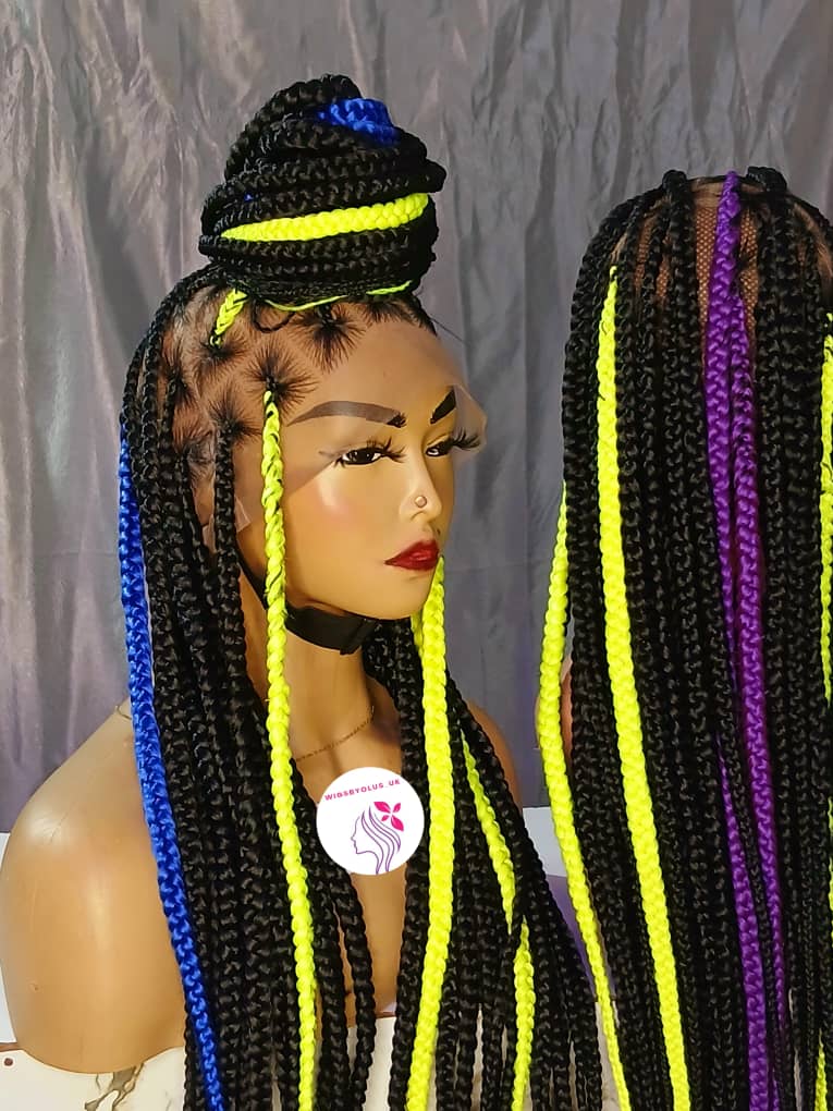 Full Lace Box Braided Wig – Natural Look, Lightweight & Protective Style