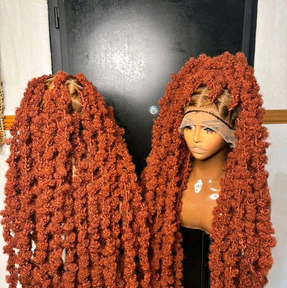 Faux Loc Braided Wig – Natural Look Protective Style for Women