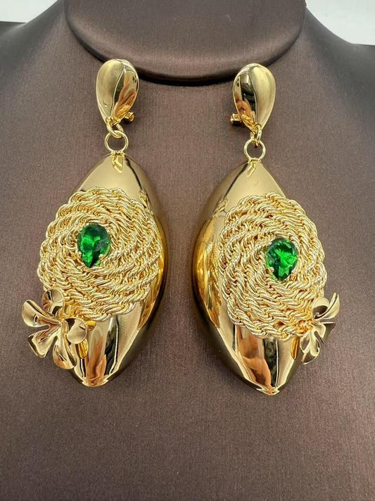 Gold Plated Earrings for Women – Elegant Fashion Jewelry, Hypoallergenic & Stylish