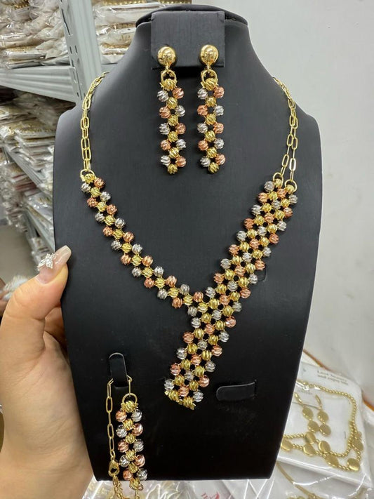 Gold Plated Jewelry Set for women