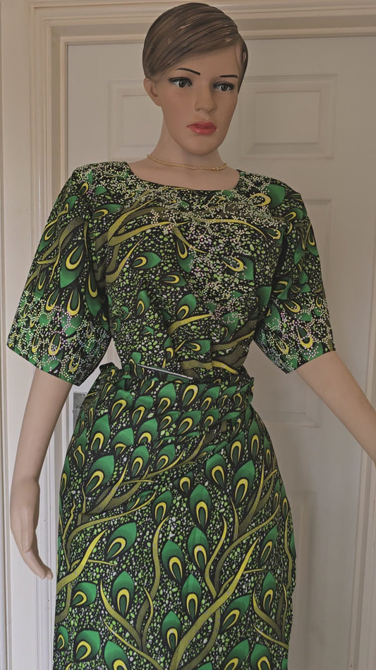 Iro and Buba with a Touch of Bling – Elegant African Traditional Outfit