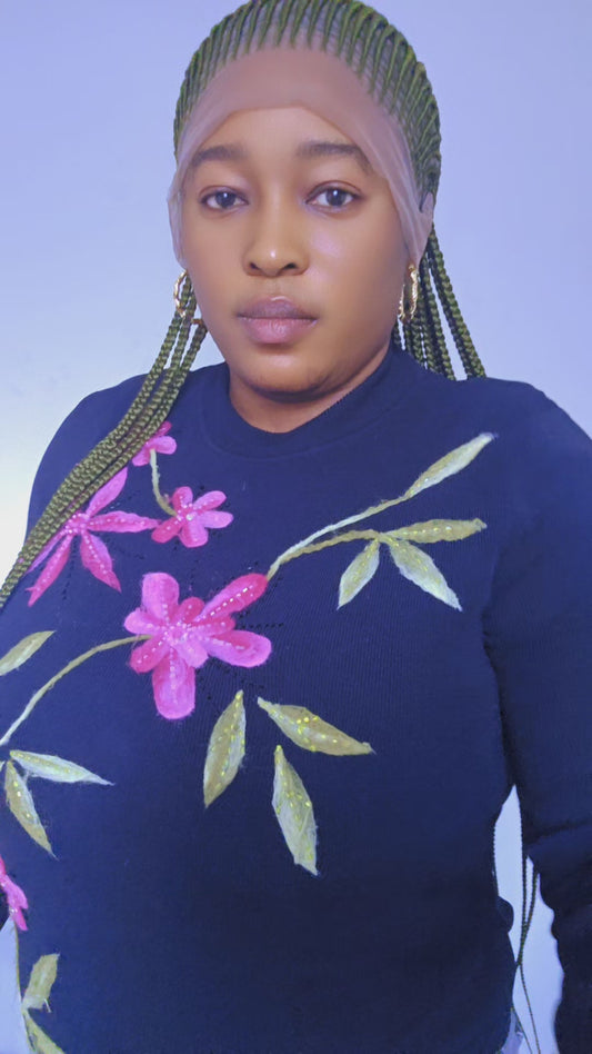 Cornrow Braided Wig – Full Lace Protective Hairstyle for Women