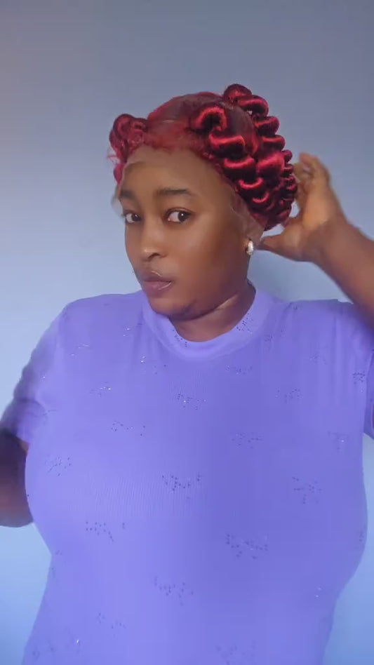 Full Lace Braided Wig with Baby Hair – Natural Look Protective Hairstyle for Women