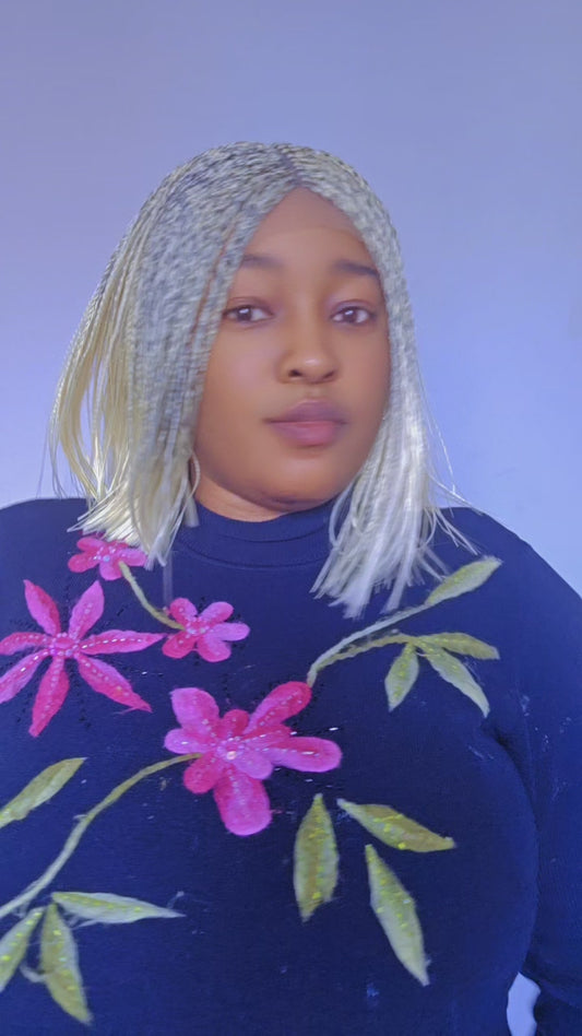 “Braided Wig for Women – Natural Look Full Lace Protective Hairstyle