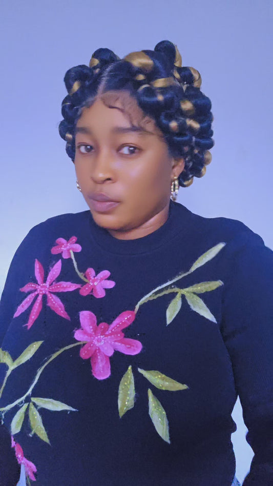 Glueless Braided Wig – Full Lace Natural Look Protective Hairstyle for Women