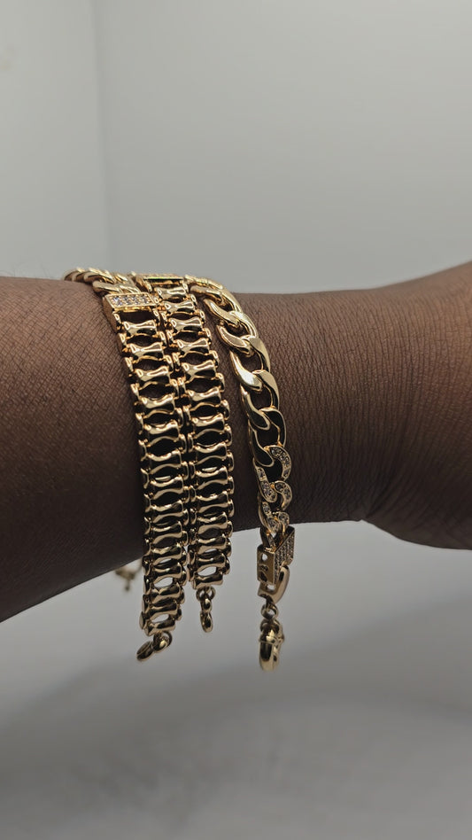 Gold Plated Bracelet – Elegant unisex ’s Fashion Jewelry for Everyday & Special Occasions”