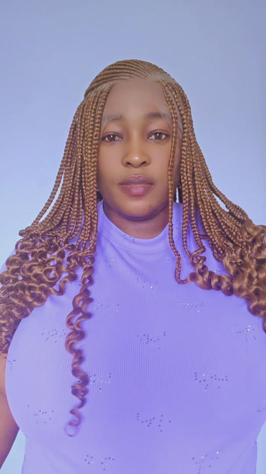 Full Braided Wig – Women’s Protective Hairstyle, Full Lace Natural Look