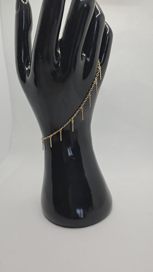 Gold Plated Leg Chain – Elegant Anklet Jewelry for Women