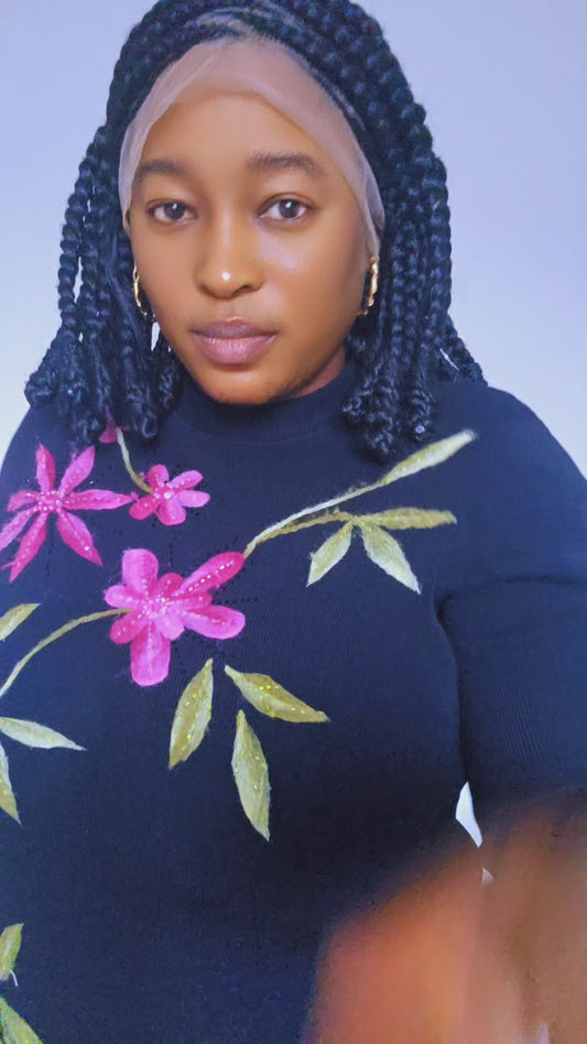Braided Wig with Baby Hair – Full Lace Natural Look Protective Hairstyle for Women